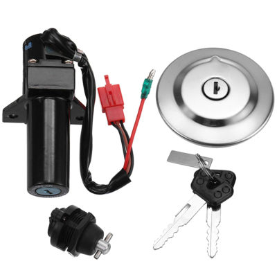 Motorcycle Electric Ignition Switch Lock Set Fuel Gas Cap Seat Lock Key for Ybr125 Ybr 125 2007-2014