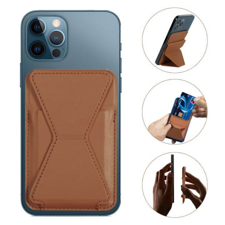 New Magnetic Leather Wallet Case For iPhone 12 Card Holder For iPhone