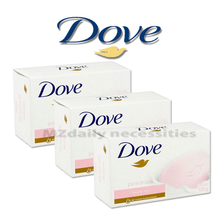 Set Of 3 Dove Pink Rosa Beauty Bar Soap 135g Lazada Ph