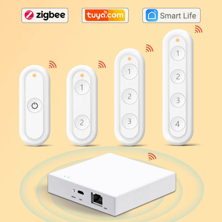 Tuya ZigBee 3.0 Wireless Portable Remote Control Scene Switch