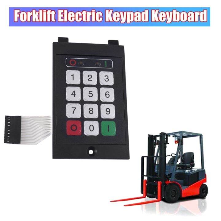 Forklift Electric Spare Parts Keypad Keyboard Black Electric Forklift