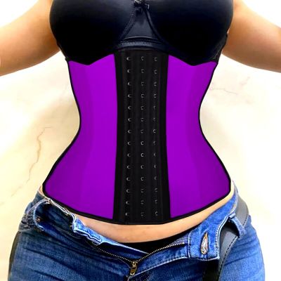 Fajas Colombians Girdles Latex ที่รัดเอวลำตัวยาวรัดตัวชุดกระชับสัดส่วนลดไขมันท้องทรงสอบชุดกระชับสัดส่วน9เหล็กข้อกระดูก