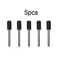 5pcs Rubber Mandrel Drum Sanding Sandpaper Circle Kit Polishing Nails For Rubber Drum Mandrel 1/8 Inch Grinder For Rotary Tool