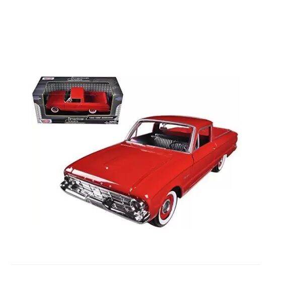 โมเดลรถคลาสสิค-motor-max-no-73200ac-american-classics-1960-ford-ranchero-red-สเกล-1-24-จำลองเหมือนจริง-ผลิตจากโลหะผสม-สินค้าที่น่าเก็บสะสม