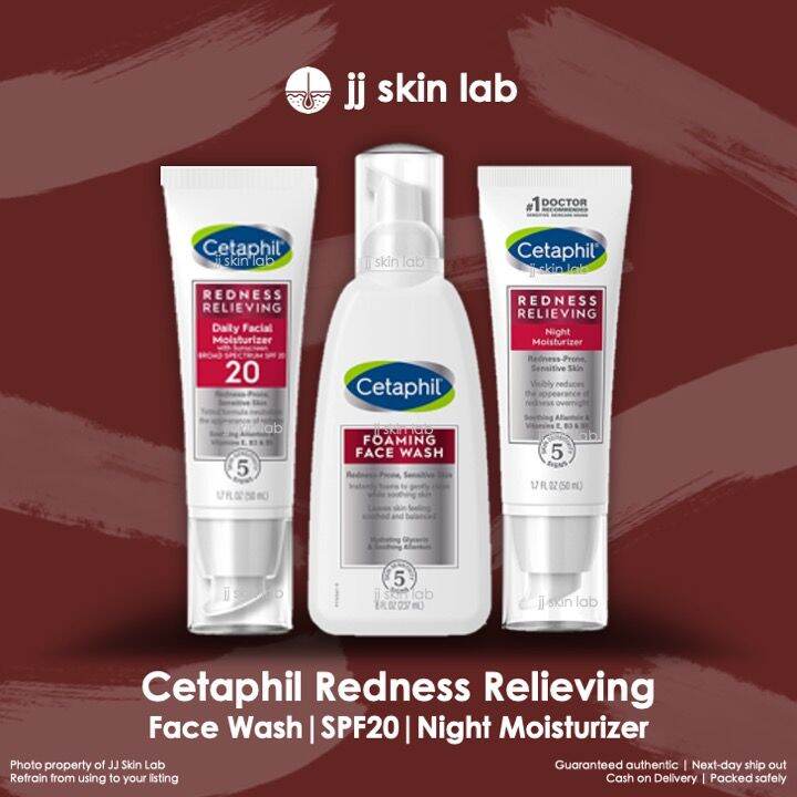 Authentic Cetaphil Redness Relieving Daily Moisturizer SPF 20 / Night