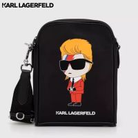 KARL LAGERFELD - K/SUPERSTARS NYLON CROSSBODY 230W3053 กระเป๋าสะพายพาดลำตัว