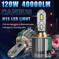 H15 LED CANbus H7 LED สำหรับ volswagen LM high Beam DRL ไฟวิ่งกลางวัน120W รถอัตโนมัติ LED ไฟหน้าหลอดไฟสำหรับ Audi Golf VW