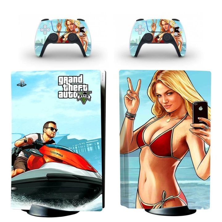 grand-theft-auto-gta-ps5-standard-disc-skin-sticker-decal-cover-for-playstation-5-console-and-2-controllers-ps5-disk-skin-vinyl