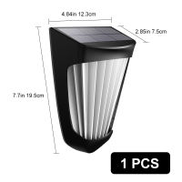 2021 Smart light control 10 LED Outdoor Solar Light Garden Decoration Lamp Waterproof Solar Powered Street Lamp Wall lights