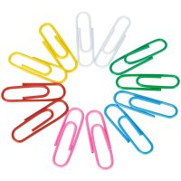 10 Colors Accessories Paper Clips Notebook Memo Pad Filing Bookmark binder Paperclips Student Office Binding Supplies Stationary