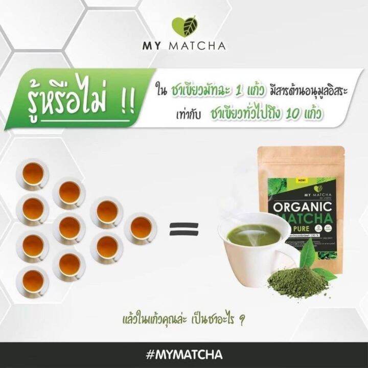 มัทฉะชาเขียว-ญี่ปุ่น-พรีเมี่ยม-organic-my-matcha-25-กรัม-ชาเขียวมัทฉะออแกนิค-แท้-ไม่มีน้ำตาล-แบบชง-มี-อย-คีโต-if-เจ-ทานได้-มีของแถม