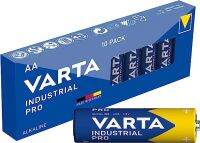 ถ่านอัลคาไลน์ AA แพ็ค 10 ก้อน Varta Alkaline INDUSTRIAL PRO LR06 Made in Germany ออกใบกำกับภาษีได้ batterymania