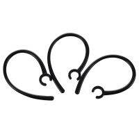 3 Pcs Handfree 5.5Mm Hole Black Plastic Earhook for Bluetooth Earphone