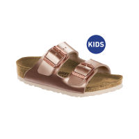 Birkenstock รองเท้าแตะ เด็กผู้หญิง รุ่น Arizona สี Electric Metallic Copper - 1012477 (regular)