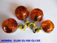 HONDA CL90 CL100 CL125 CL125S CB100 SL100 XL100XL F&amp;R TURN SIGNAL METAL #ไฟเลี้ยวหน้า ไฟเลี้ยวหลัง บอดี้เหล็ก สินค้าคุณภาพดี