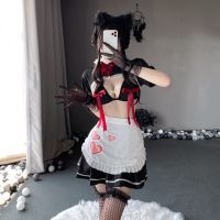 Porn Women Sexy Lingerie Maid Dress Costumes Cosplay French Apron Maid Skirt Outfit Role Play Exotic Kawaii Uniform