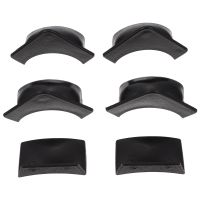 【LZ】●  2 Sets Table Pool Billiard Parts Liners Replacement Accessory Hole Desk Game Plastics Corners Valley Pocket(Black)