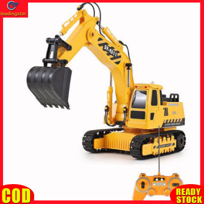 LeadingStar toy new RC Truck Excavator Construction Digger Wireless Bulldozer Remote Control Alloy Excavator Birthday Gift