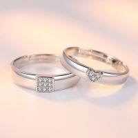 2Pcs/sets Rings Paired for Couple Matching Wedding Set Designer Jewelry