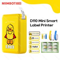 Niimbot D110 Color Duck Pocket Thermal Label Printer Mini Inkless Label Maker DIY Sticker Labels Paper Rolls Papeles Etiquetas Electrical Trade Tools