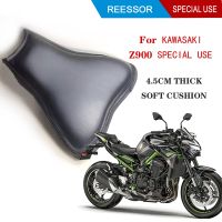 ☌♟ For Kawasaki Z900 Motorcycle Cushion 4.5CM Thick Soft Comfortable Sponge Cushions Breathable Mesh Long Trip Riding Seat Cover