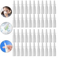 50/100pcs 5ml 10ml 15ml 20ml 30ml White Plastic Mist Nasal Sprayer Pump Bottle Empty Oral Spray Atomizer Nose Pump Refill Bottle