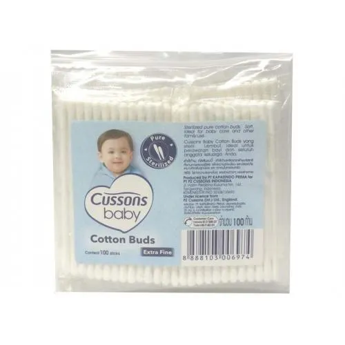 Cussons Baby Cotton Buds Extra Fine 100 Stick Murah Lazada Indonesia