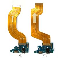 [Hot K] สำหรับ Samsung A51 A515 A71 A715 A31 A315 A41 A415 A21S A21พอร์ตแท่นชาร์จ USB ตัวเชื่อมต่อสายเมนบอร์ดโค้งหลัก