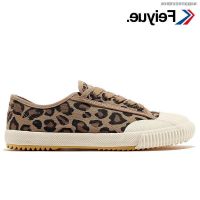 COD DSTGERTERERE ☎◑Feiyue/Feiyue canvas shoes women 2021 new leopard print casual fashion sneakers 2112