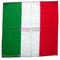 ????โปรโมชั่นราคาพิเศา ผ้าลายธงชาติอิตาลี ใช้พันคอหรือโพคหัวได้ (Italy Flags Bandana) ราคาถูก เครื่องประดับ ที่คาดผม ที่คาดศรีษะ ที่คาดผม  กิ๊บผม ผมปลอม กิ๊บน่ารัก เกาหลี