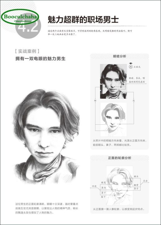 portrait-sketch-book-character-sketching-tutorial-painting-avatar-model-textbook