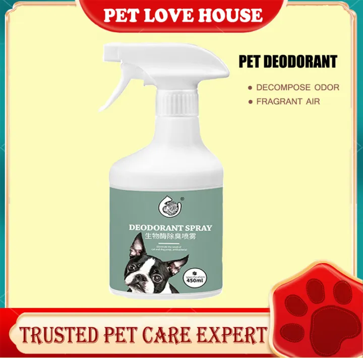 2pcs/set Pet Deodorant 2in1 Biological Enzyme Spray Cat & Dog Deodorant