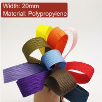 57 Colors 100 Yards/Roll PP Webbing Ribbon 20mm For Bag Belt Backpack Strap DIY Sewing Dog Pet Collar Leash Harness Bag Accessories