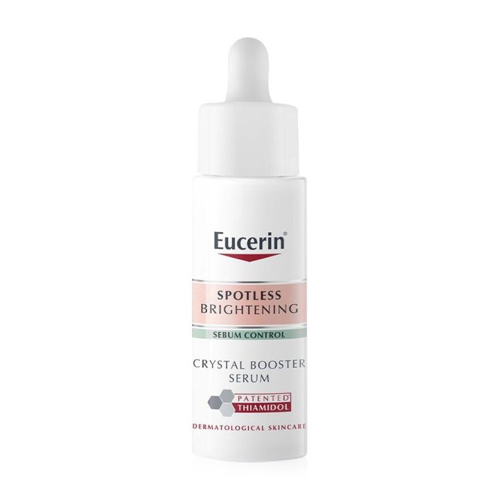 ยูเซอริน-eucerin-spotless-brightening-crystal-booster-serum-30ml-เซรั่มบำรุงผิวกระจ่างใส-ช่วยลดจุดด่างดำ-ลดเลือนผิวหมองคล้ำ