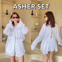 เติมสต็อกแล้วววค่าาา ? Asher Set ? ชุดเซ็ทเสื้อเชิ้ตกระดุมหน้า ผ่าหลังแซ่บๆๆ