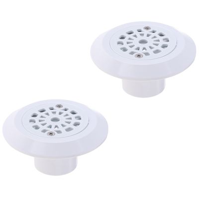2Pcs Swimming Pool Accessories Replacement Round ABS Swimming Pool Drain Water Outlet