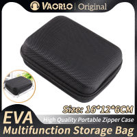 VAORLO กระเป๋าใส่หูฟังสี่เหลี่ยมคุณภาพสูง EVA 16*12*6ซม./16*9*5ซม. กล่องซิปกันน้ำกันฝุ่นกันกระแทกแบบพกพาขนาดเล็กสำหรับหูฟัง/อุปกรณ์เสริม/สายข้อมูล/ที่ชาร์จ/แบตสำรอง/อุปกรณ์เสริมอิเล็กทรอนิกส์