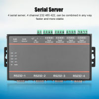 Serial Server 4-Serials RS232/485/422 Ethernet 5-36V สำหรับควบคุมอุตสาหกรรม Site