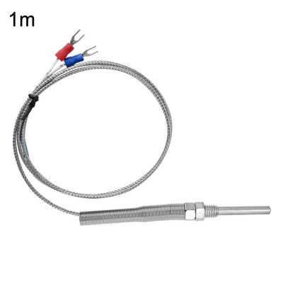 1/2/3/4/5ม. 30มม. โพรบ M8สายเคเบิลเซ็นเซอร์อุณหภูมิเทอร์โมคัปเปิ้ลชนิด K