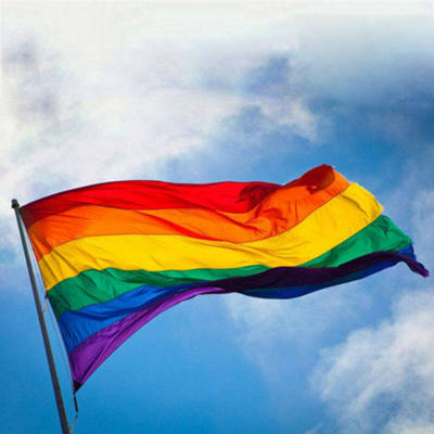 ร้อน!90 × 150Cm Rainbow Flag Pride Peace แบนเนอร์เทศกาลการตกแต่งบ้านปาร์ตี้ Shop ภาพแต่งห้องวิวถนนธงหลากสีการแต่งงานเพศเดียวกัน