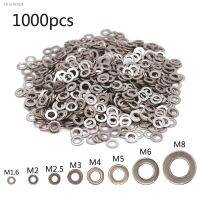 ♟♂♛ 1000//250pcs M1.6 M2 M2.5 M3 M3.5 M4 M5M6 Big Quantity Stainless Steel Flat Washer Plain Gaskets Metal Washers For Screw Bolt