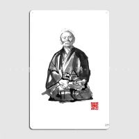 Celestineor Gichin Funakoshi โปสเตอร์โลหะโล่คลับปาร์ตี้ผับโรงรถตกแต่งผนังดีบุกเข้าสู่ระบบ