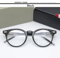 Thom Brand Vintage Round Optical Prescription Glasses Frame for Men Women Myopia Acetate Spectacles TB404 Eyeglasses