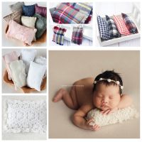 Baby Photo Props Filled Lace Fabric Pillows Newborn Photography Props Accessories Lace Fabric Baby Floral Lattice Pillow Studio