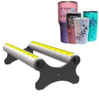 Cup Cradle for Crafting with Foam - Use to Apply Vinyl Decals  tumbler Holder with Measurements and Craft Stand for Tumbler Colanders Food Strainers