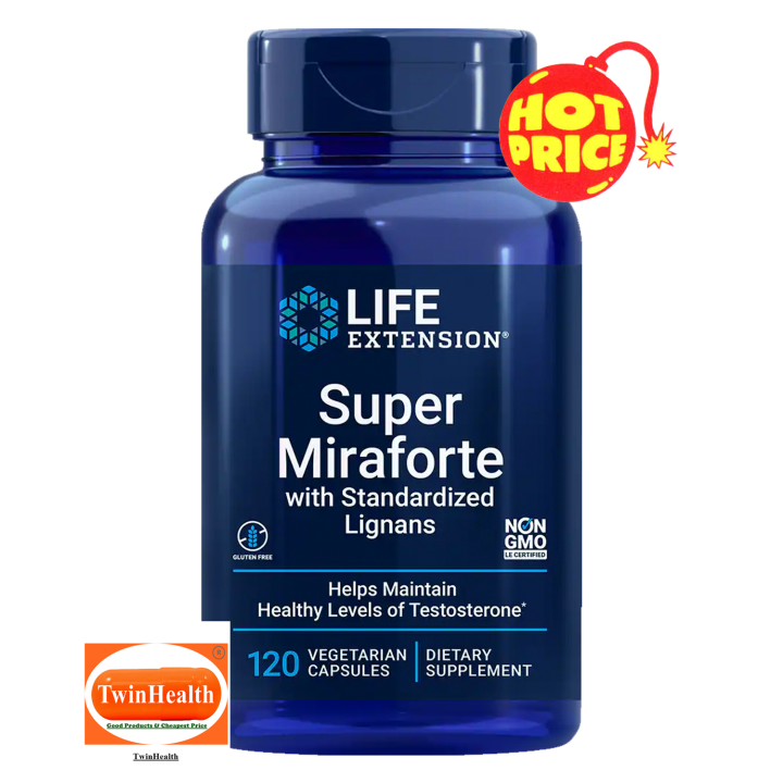 Life Extension Super Miraforte with Standardized Lignans / 120