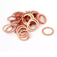 18mm x 24mm x 1mm Metric Ring Shape Copper Flat Washer 50 Pcs Nails  Screws Fasteners