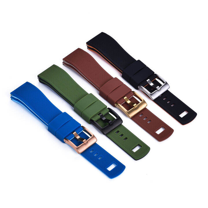 high-quality-rubber-watch-band-quick-release-locking-function-for-smart-watches-silicone-watch-strap-20mm-22mm