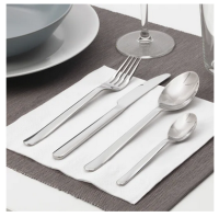 24-piece cutlery set, stainless steel