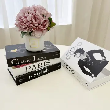 Fashion Fake Books For Decoration Storage Box Luxury Decorative